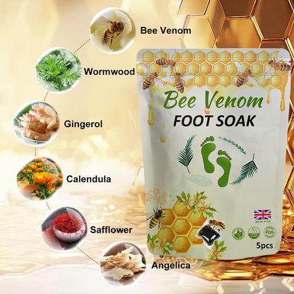 🐝🐝New Bee Venom Lymphatic Drainage & Slimming Foot SoakBeads【Doctorrecommendation-For alllymphatic problems and obesity】